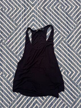 Athleta Black Racerback Tank Top